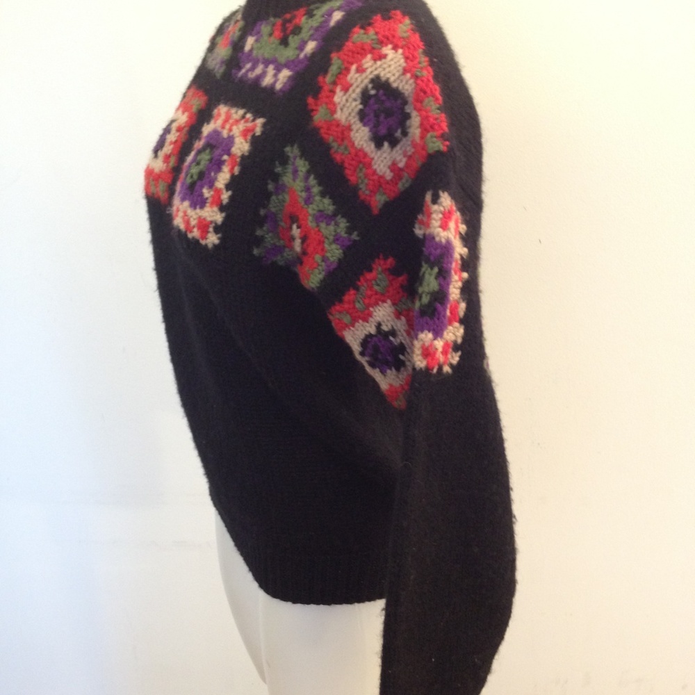 100% Wool Chunky knit crew neck Sweater - Picture 6 of 9